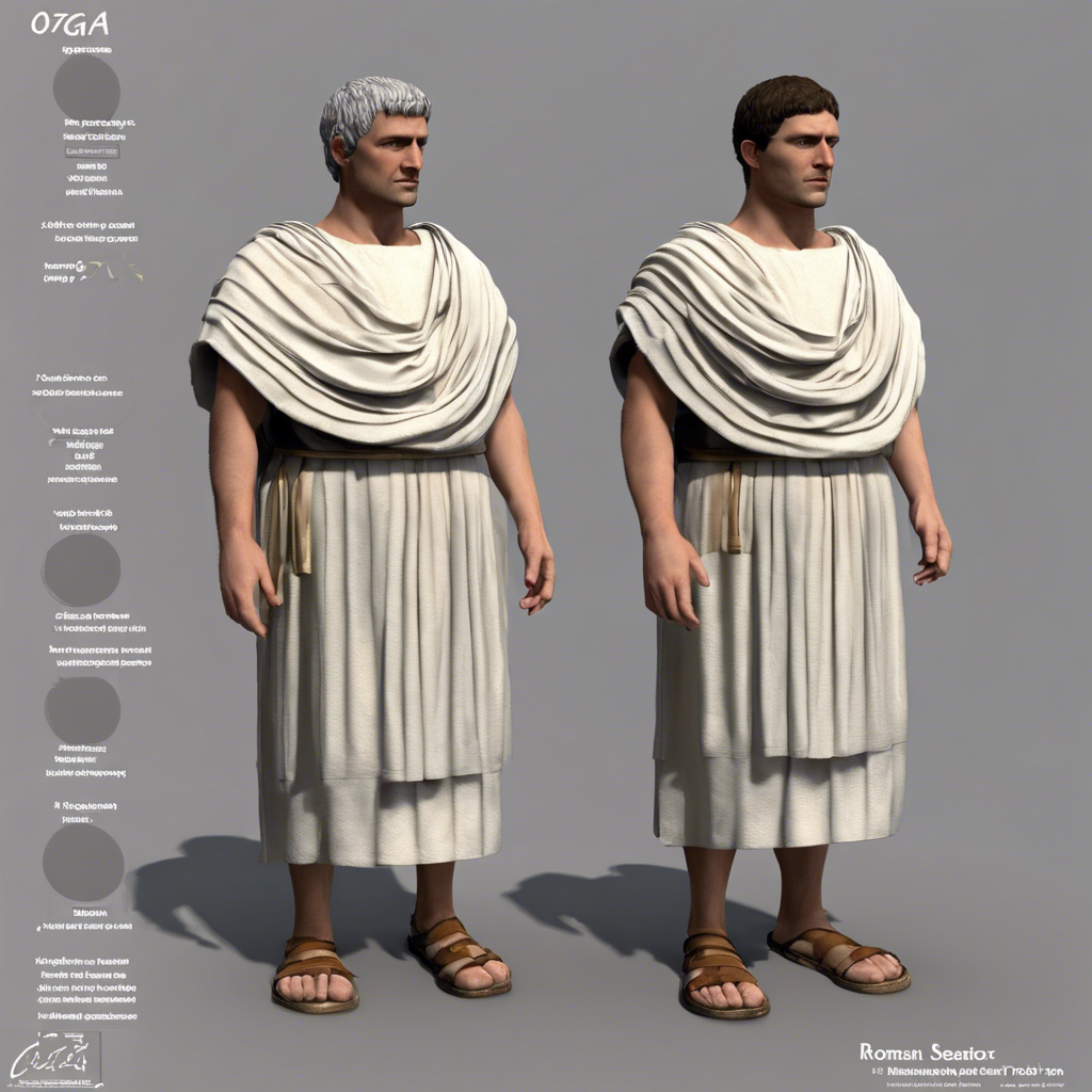 Image+ — Roman senators wore specific costumes that distinguished them from other layers of ...